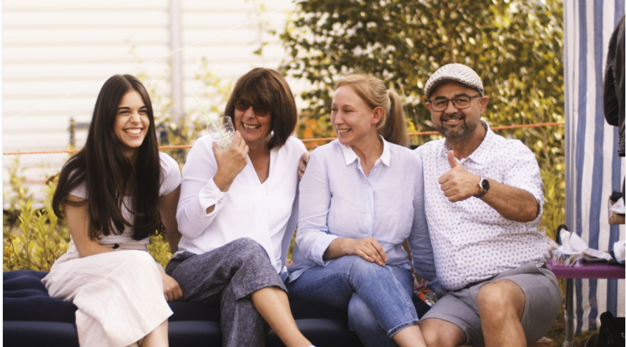 Gruppenfoto von Besuchern Sommerfest 2021