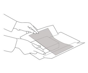 Verpackungsvorgang Schritt 1
