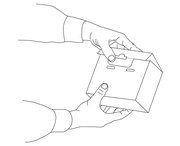 Verpackungsvorgang verschliessen versandfertig